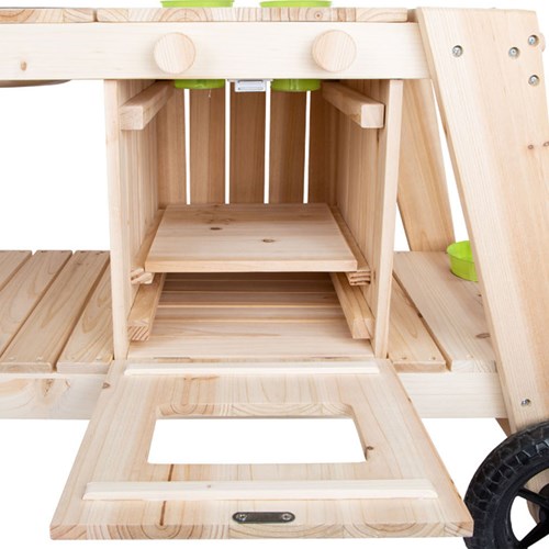 Small Foot Outdoor-Matschküche mit Rädern und Zubehör-3
