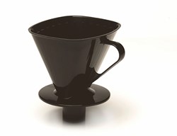 Amuse Kaffeefilter schwarz mit Ausguss - Kaffeezubehör Kunststoff