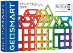 Geosmart magnetisches Bauset Lernspielzeug 100-teilig für Kinder
