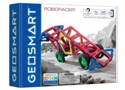 GeoSmart magnetisches Konstruktionsspielzeug Roboracer STEM Auto
