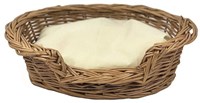 Egmont Toys Hundekorb aus Rattan 32x24x10 cm