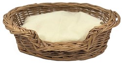 Egmont Toys Hundekorb aus Rattan 32x24x10 cm