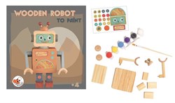 Egmont Toys Bastelpackung Holzroboter 20x20x4 cm