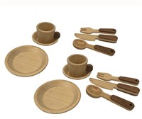 Egmont Toys Frühstücksset aus Holz im Koffer-2