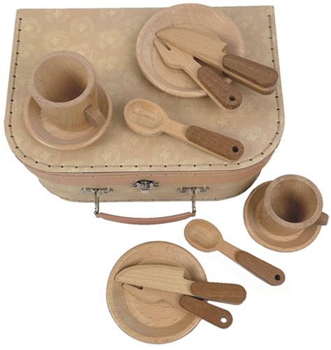 Egmont Toys Frühstücksset aus Holz im Koffer
