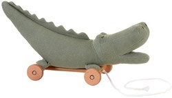 Egmont Toys Holz Nachziehtier Krokodil - pädagogisches Spielzeug für Kleinkinder