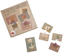 Egmont Toys Tierpuzzle FSC Karton Mix & Match 10 Stück 2+ Spielzeug
