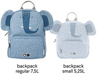 Trixie Kinderrucksack Mrs. Elephant - wasserabweisende Schultasche blau-2