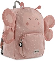 Trixie Kinderrucksack Mrs. Butterfly - wasserabweisender Schulranzen Schmetterling rosa-2