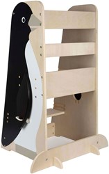 Small Foot Holz Lernturm Pinguin Wild Life - Montessori Tritthocker 92cm