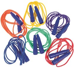 Megaform Springseil Spielzeug 215cm - Set aus 6 Farben für Kinder