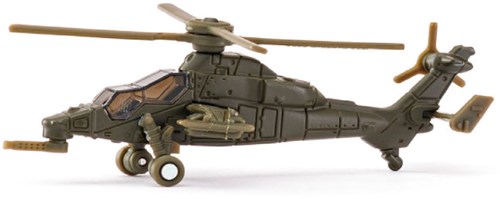 Siku Militärhubschrauber Spielzeug grün aus Metall und Kunststoff