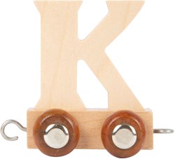 Small Foot Holzbuchstaben-Zug K - Spielzeugbuchstabe für Kinder