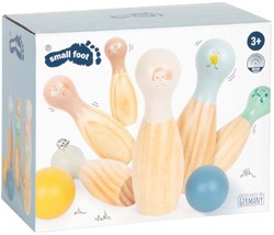 Small Foot Holz-Bowlingspiel Garden Buddies 8-teiliges Kinderspiel