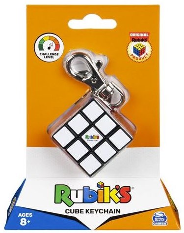 Jumbo Rubik's Cube 3x3 Schlüsselanhänger Puzzle Reisespiel