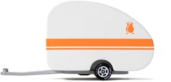 Candylab Holzspielzeug Anhänger - Rosebud Trailer orange Caravan