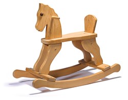 Ostheimer Schaukelpferd Holzspielzeug Spielfigur