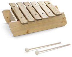 Auris Holz Musikinstrument Baby Marimba 6 Töne Lernspielzeug