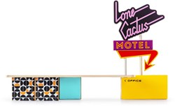 Candylab Holzspielzeug - Lone Cactus Motel Spielset für Kinder und Erwachsene