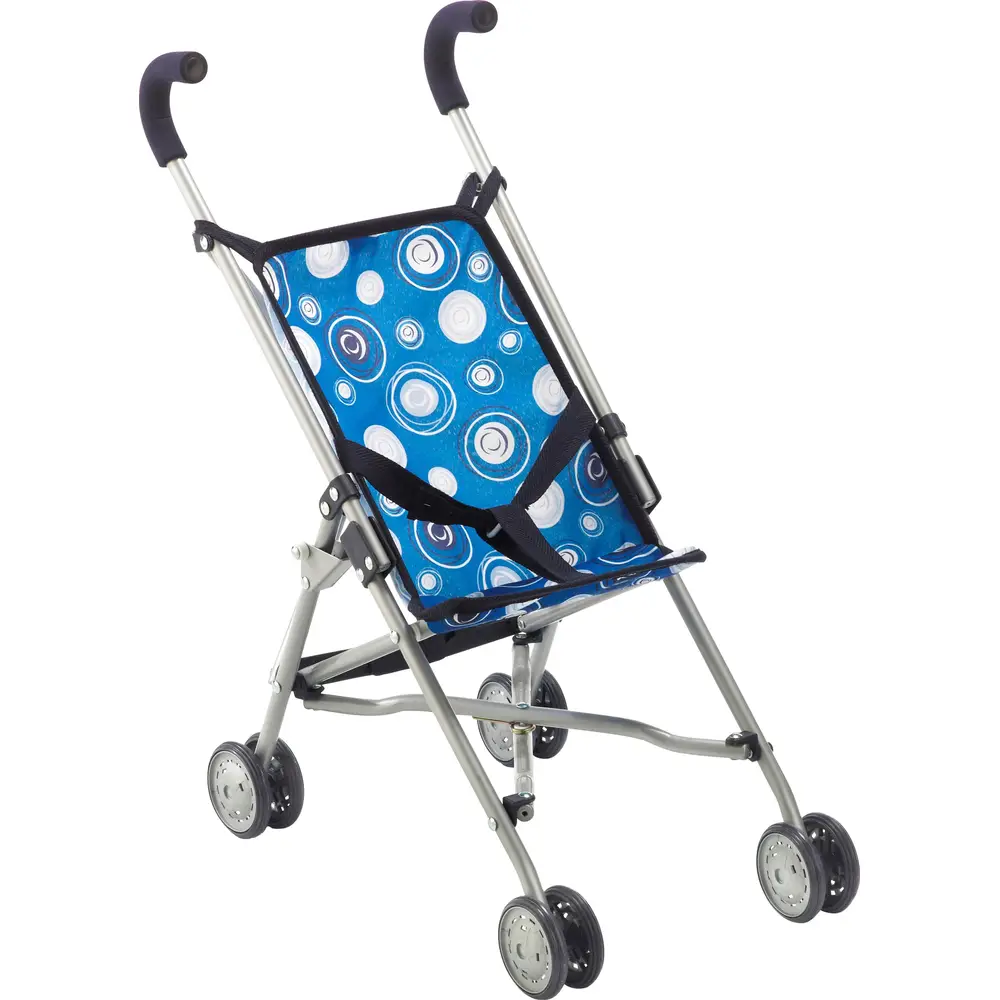 Bayer Chic 2000 Puppenbuggy Roma blau mit weichen Griffen
