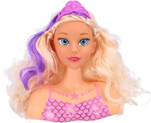 Moonlight Frisierkopf Meerjungfrau Prinzessin 18 cm mit Zubehör Spielzeug-3
