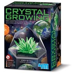 4M Science Kristallzucht-Set Raum grün 9cm Lernspielzeug