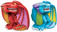 4M Crea Gips Gießen und Bemalen 3D Drachen Kreativset 18x22x5cm 5+-3
