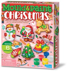 4M Weihnachten Gießen und Malen Bastelset - kreatives Spielzeug