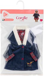 Corolle Babypuppen Winterjacke - dunkelblau, Fellkragen, 36cm Puppen