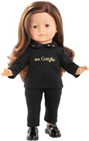 Corolle Puppen T-Shirt schwarz gold 36cm - Puppenkleidung Accessoire-3