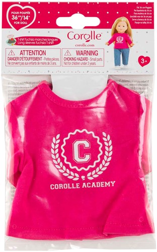 Corolle Puppen T-Shirt fuchsia 36cm - Puppenkleidung Accessoire