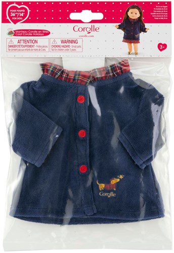 Corolle Puppenjacke dunkelblau 36cm - Puppenkleidung Accessoire