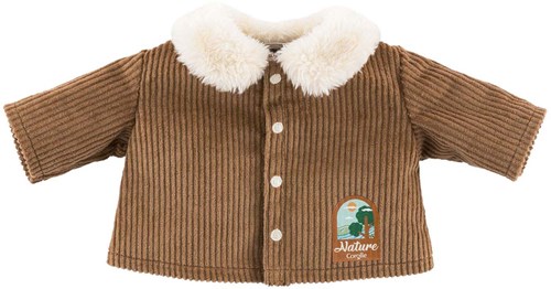 Corolle Puppenjacke Velours Kleine Entdecker 30cm braun Fleece-2