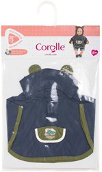 Corolle Regenponcho Puppenkostüm Kleine Entdecker 30cm blau