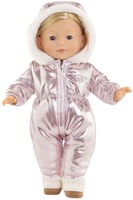 Corolle Puppen Schneeanzug rosa 36cm mit Kapuze und Reißverschluss-2