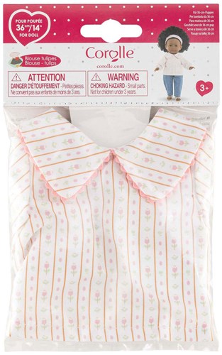 Corolle Puppenbluse Tulpen 36cm Puppenkleidung Accessoire