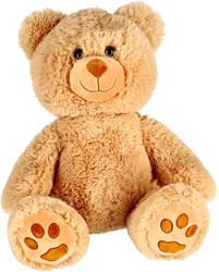Pluchiez Kuschelbär Plüsch beige 35 cm - weicher Teddybär Spielzeug