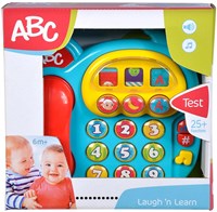 ABC buntes Baby Telefon interaktives Spielzeug mit Geräuschen