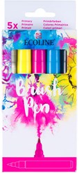 Bruynzeel Brushpen Set - Ecoline Primärfarben 5 Stück