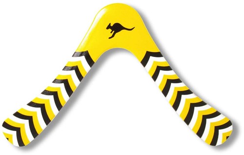Boomerang Fan Boemerang Spirit Rechts Polypr.30cm.48g