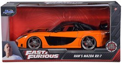 Jada Toys Fast & Furious Mazda RX-7 Spielzeugauto Modell 1:24 orange