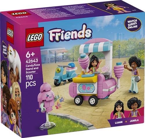 LEGO Friends 42643 Suikerspinkraam en Scooter