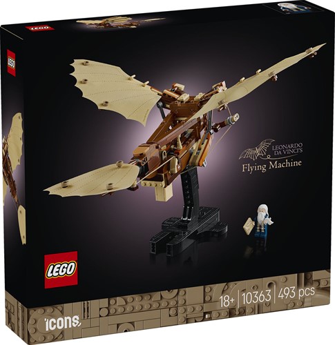 LEGO Icons 10363 De Vliegmachine van Leonardo Da Vinci