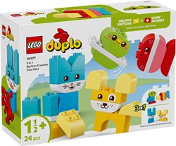 LEGO Duplo 3-in-1 Kreative Tiere Bauset für Kleinkinder und Kinder