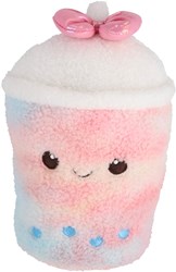 Pluchiez Plüsch Kuscheltier rosa Eis Cupcake Bubbletea 30 cm Spielzeug