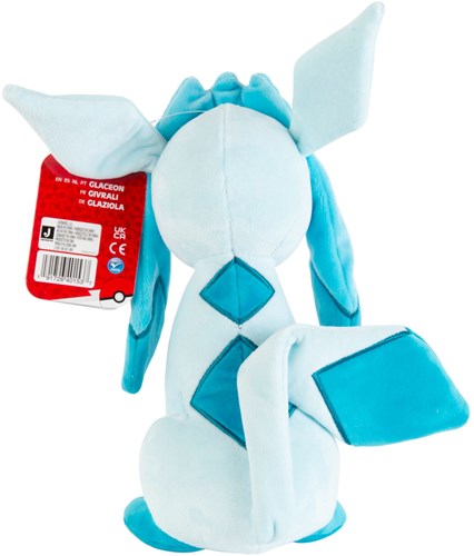 Jazwares Pokémon Kuscheltier Glaceon Plüsch 20cm - superweiches Spielzeug-3