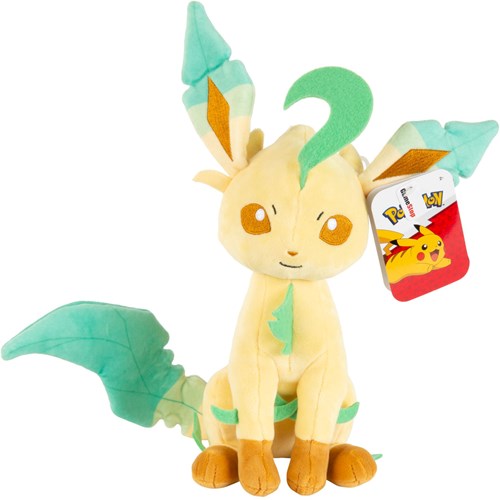 Pokémon Plüsch Kuscheltier Leafeon 20 cm - weiches Spielzeug für Kinder