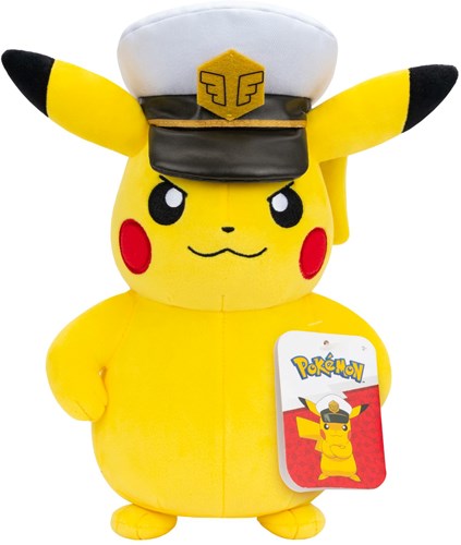 Pokémon Plüsch Captain Pikachu 20 cm Kuscheltier Spielzeug