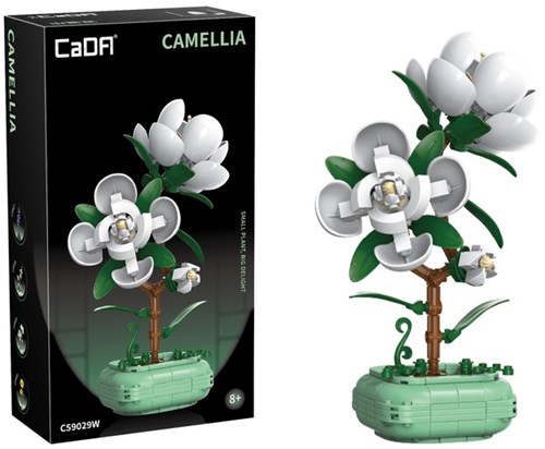 Cada Bauset Blume Kamelie dekorativ 301 Teile botanisch