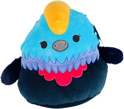 Squishmallows Kuscheltier Melrose Kasuar 30 cm blau Plüsch Spielzeug